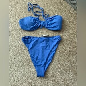 Dippin' Daisy's Royal Blue Bandeau Bikini Set